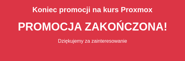 Koniec promocji na kurs Wazuh i Zabbix